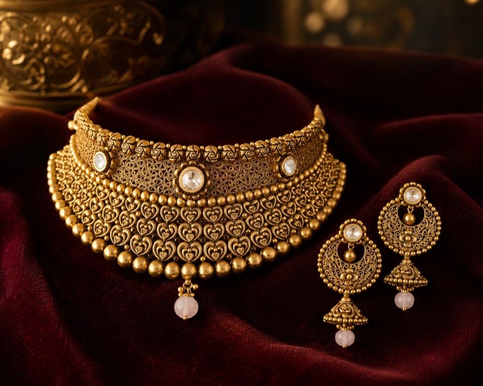 Traditional gold necklace